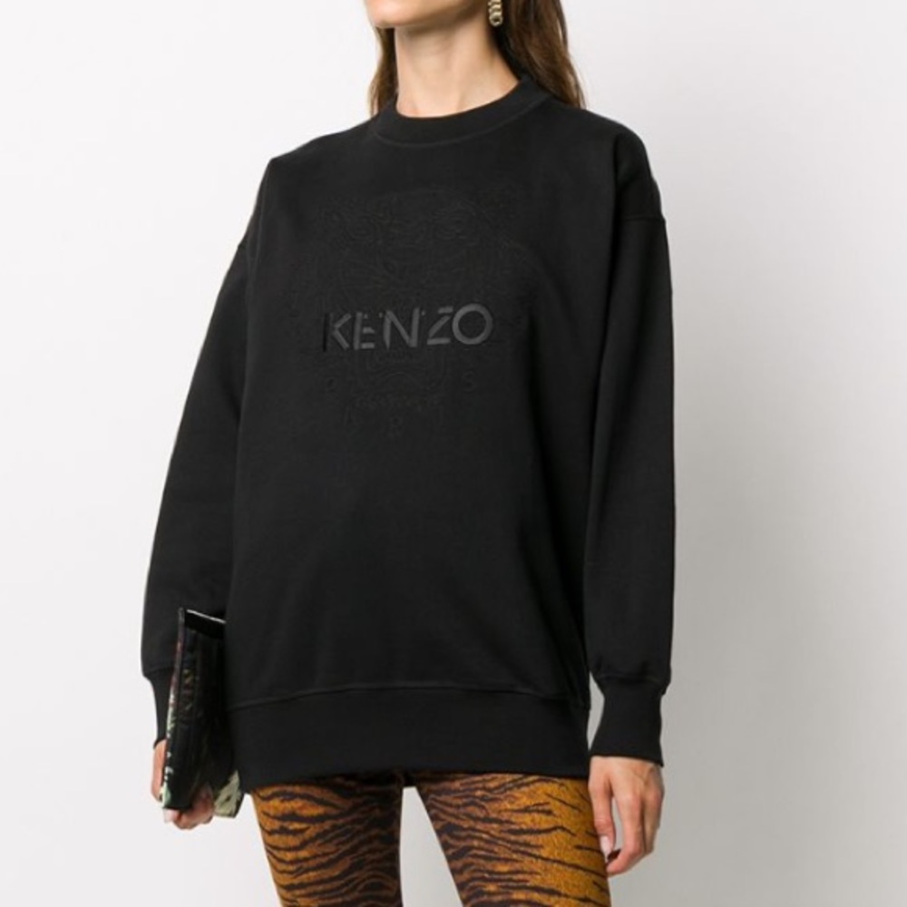 Kenzo embroidered logo crew neck sweatshirt | Size large